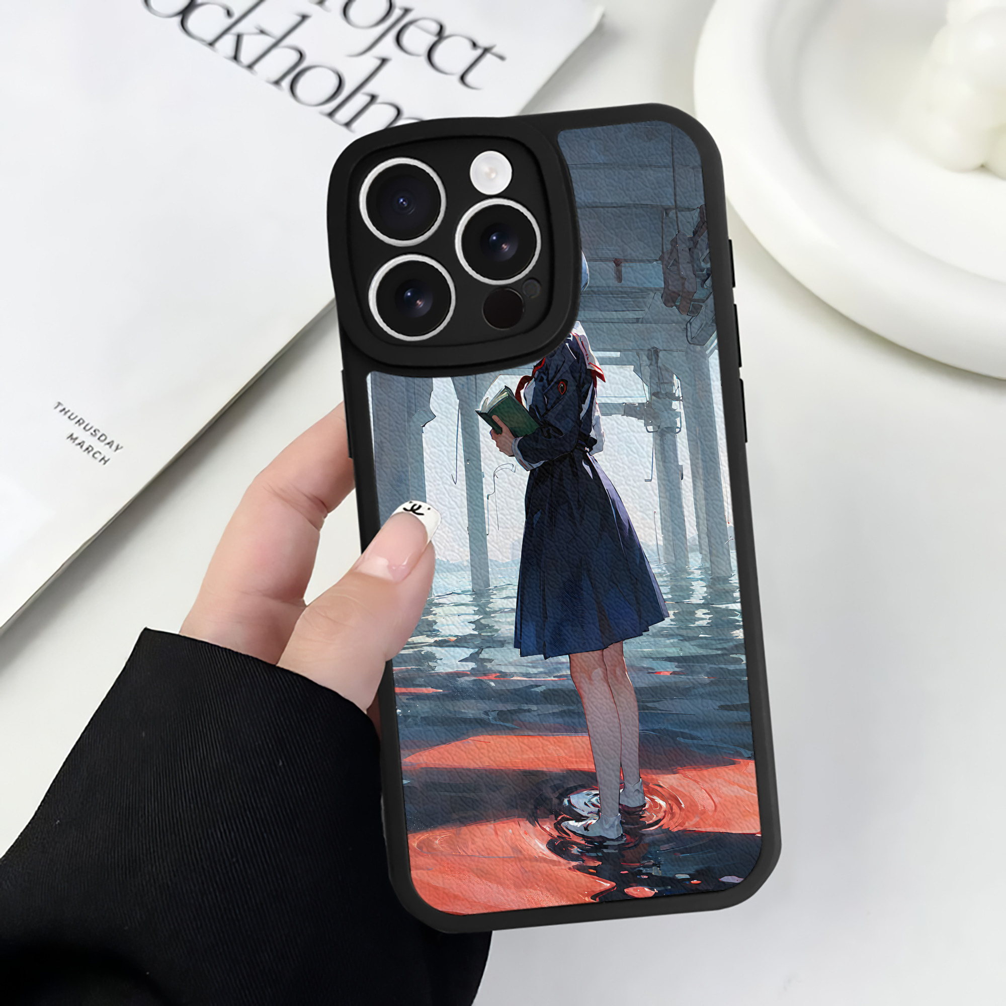 （画像用） EVA 新世紀エヴァンゲリオン 【iPhone 16シリーズ対応】シリコンスマホケース（レザー調） 材質：シリコン
